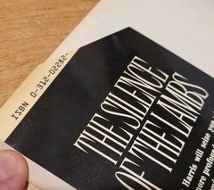 THE SILENCE OF THE LAMBS Thomas Harris FIRST EDITION 1988 St. Martin’s Press