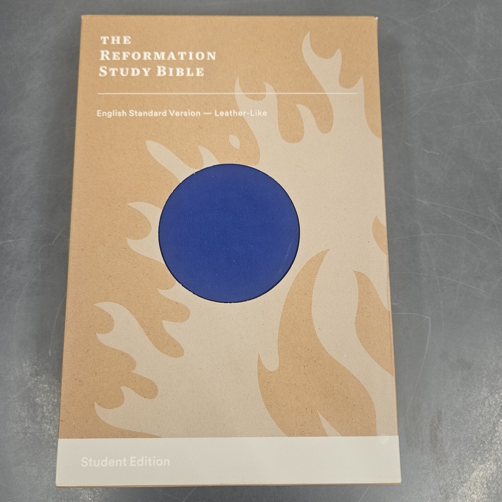 The Reformation Study Bible Student Edition ESV Blue Leather-Like R.C. Sproul