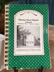 VTG Monroe Street Baptist Church COOKBOOK 1995 Bogalusa, Louisiana 105 pages