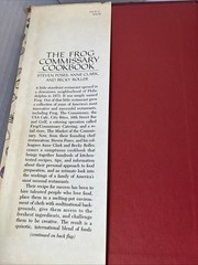 The Frog Commissary Cookbook SIGNED & PERSONALIZED 1985 1st Edition HC DJ