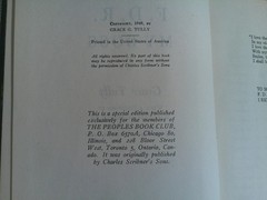 F.D.R. My Boss Grace Tully Peoples Book Club Vintage Biography Hardcover 1949