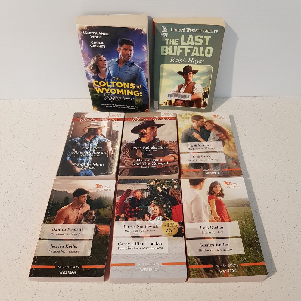 Mills and Boon Books – Bulk Bundle x 15 Western Themed Stories (2292)