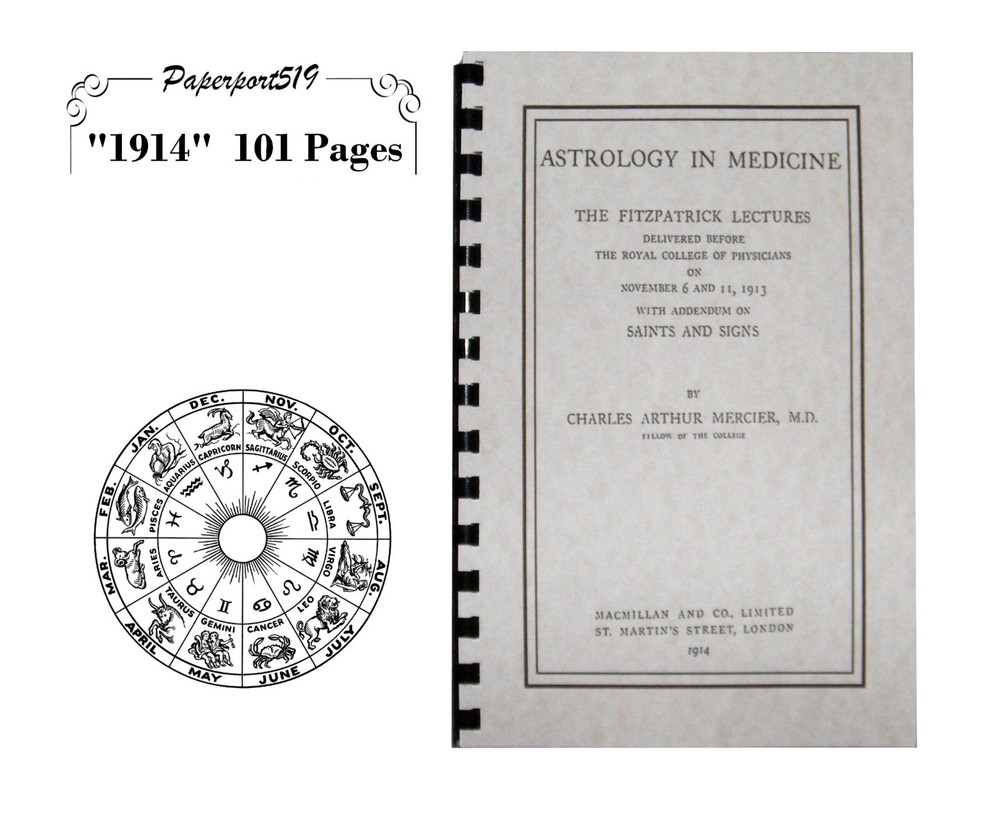 Astrology In Medicine «1914» 101 Pages