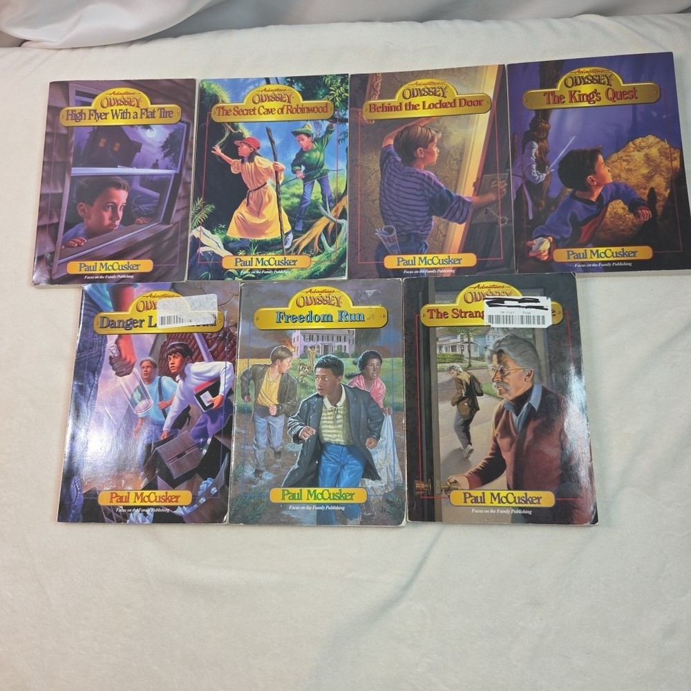 7 Adventures in Odyssey Series by MuCusker, Paul Paperback Lot of 7 Vintage