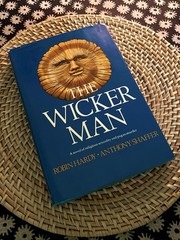 THE WICKER MAN ~ HARDY/SHAFFER (1978, Crown) First Edition HC/DJ Folk Horror