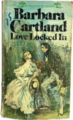 Love Locked In by Barbara Cartland, Bantam #84, Paperback, Historical Romance
