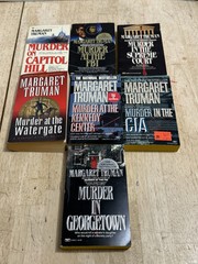 Margaret Truman Lot of 7 «Murder At/In/On» Novels Paperback Books Good Condition