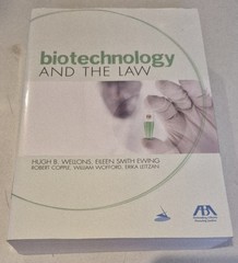 Biotechnology and the Law
