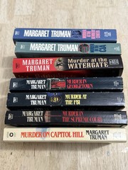 Margaret Truman Lot of 7 «Murder At/In/On» Novels Paperback Books Good Condition