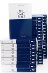 NIV Bible Blue «20 OUTREACH BIBLES» Wholesale Bibles BRAND NEW in Shrink Wrap!!