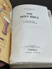 Holy Bible Revised Standard Study Helps Red Letter Concordance Cokesbury 1990