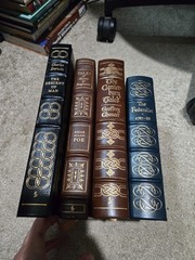 The Easton Press Lot of 4 Books – Descent of Man The Federalist Canterbury Tales