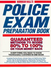 Police Exam Prep Book (Norman Halls Police Exam Preparation Book) – ACCEPTABLE