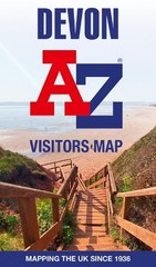 Devon A-Z Visitors Map by A-Z Maps Sheet map, folded Book The Fast Free Shipping
