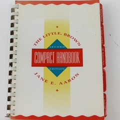 The Little Brown Compact Handbook by Jane E. Aaron 1995 Paperback