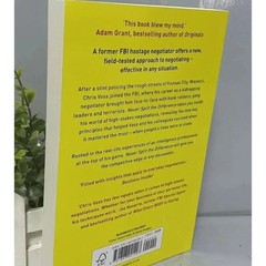 Never Split the Difference by Chris Voss Bestselling Negotiation Guide Book