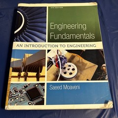 Engineering Fundamentals Introduction Moaveni 2016 5th Edition
