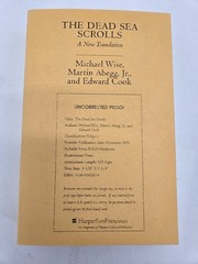 The Dead Sea Scrolls A New Translation By Michael Wise Martin Abegg Cook PROOF