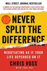 Never Split the Difference Chris Voss FBI Negotiation Techniques Paperback VG