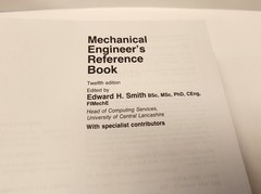 Mechanical Engineer’s Reference Textbook 12th Edition Edward H. Smith