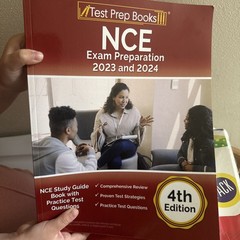 NCE Exam Preparation 2023 and 2024 NCE Study Guide Book with Pra