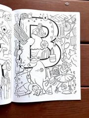 The Ultimate Alphabet Coloring Book 5 By Alannah Dyer- 8.5×11 in. Ages 4-8 Fun