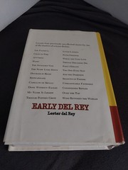 Early Del Rey by Lester Del Rey 1975 Hardcover HCDJ BCE Vintage Sci-Fi