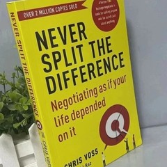 Never Split The Difference By Chris Voss Books New
