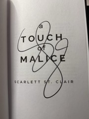 Scarlett St. Clair Hades & Persephone 4 Books Touch of Darkness Autographed