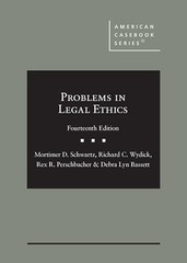 Problems in Legal Ethics Ameri – ACCEPTABLE