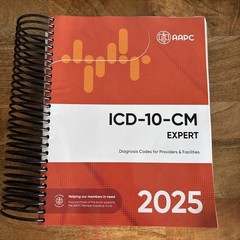 ICD-10-CM Complete Code Set 2025 – Spiral-bound, by AAPC