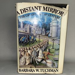 A Distant Mirror by Barbara W. Tuchman Illustrated Hardcover Vtg Book 1978