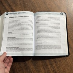 NIV Ministry Essentials Bible – Black Genuine Leather – (pastors bible)