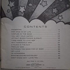 VGT Stevie Wonder – featuring «THE MOTOWN SOUND» 47 Pages Songbook Jobete 1969