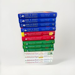 Health & Dieting Hardcover Book Lot – 12 Books (Dr. Oz «YOU» Series & Atkins)