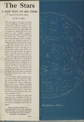 «THE STARS, A NEW WAY TO SEE THEM» ~1966~ DUST COVER=STAR MAP~HARDBACK~161 PAGES
