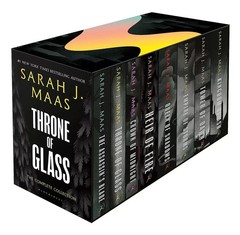 Throne of Glass 8 Books Box Set By Sarah J. Maas, Paperback ..New…