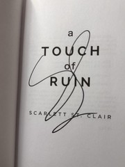 Scarlett St. Clair Hades & Persephone 4 Books Touch of Darkness Autographed
