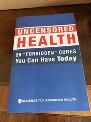 Uncensored Health 25 «Forbidden» Cures You Can Have Today 2017 Paperback VG