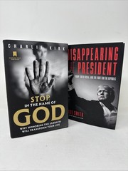 Charlie Kirk «Stop, In the Name of God» Winning Team Hardcover Book Trump Bonus
