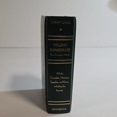 William Shakespeare The Complete Works Faux Leather Bound Hardcover 1975
