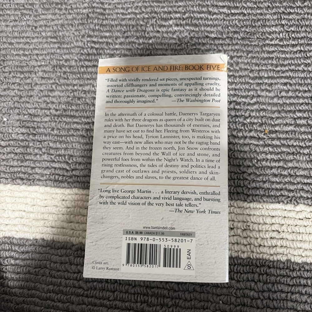 Dance with Dragons Pt. 2 by George R. R. Martin (2013, Mass Market)