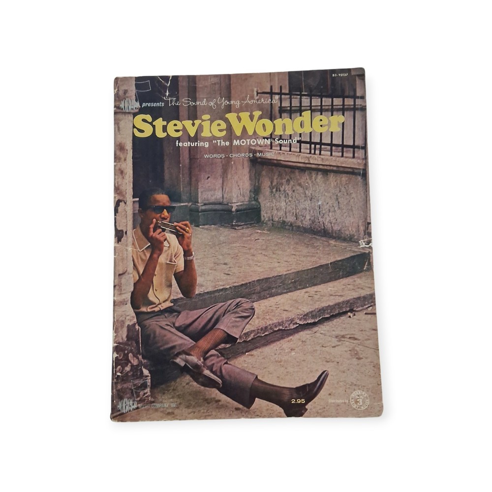 VGT Stevie Wonder – featuring «THE MOTOWN SOUND» 47 Pages Songbook Jobete 1969